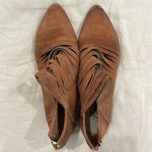 Free People Leather Booties - Worn Once